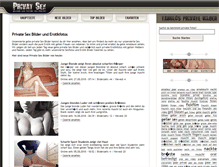 Tablet Screenshot of privat-sex-bilder.com